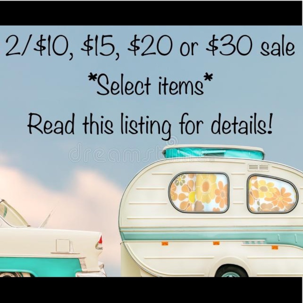 2/$10, $15, $20, $30 Discounted Items! 🌻💕☮️